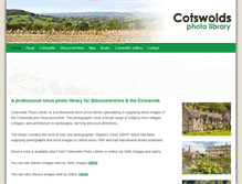 Tablet Screenshot of cotswoldsphotolibrary.com